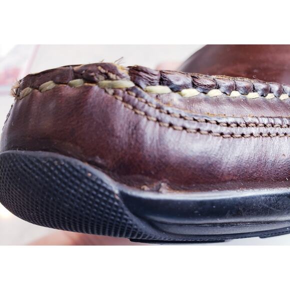 ALLEN EDMONDS PORT WASHINGTON Boulder Loafers Brown Leather Men's Size 9.5 3E - Picture 12 of 16